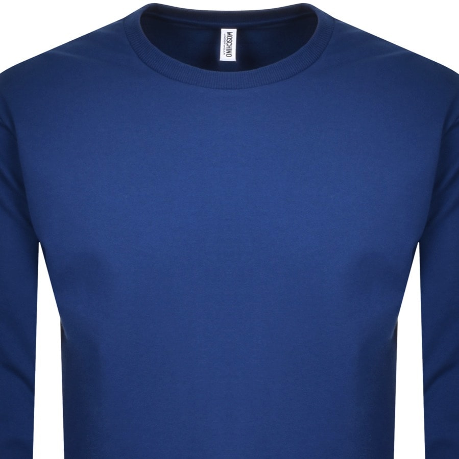 Alternative Image for ProductMoschino Tape Logo Sweatshirt Navy2